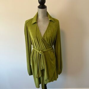Princess Polly Olive Green Long Sleeve Dress